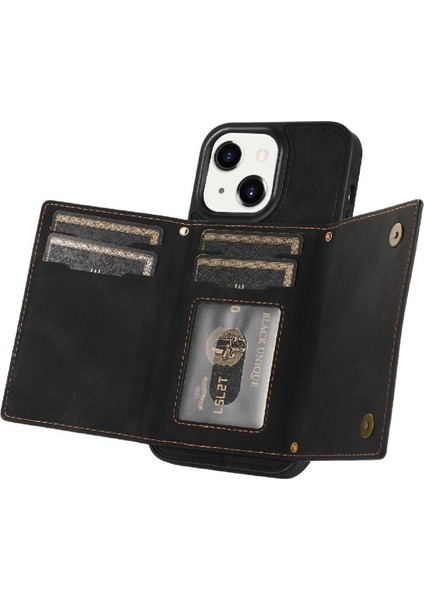 IPhone 14 Plus Koruyucu Kılıf Kart Tutucu Manyetik Kapak ile Uyumlu (Yurt Dışından) indirimleri