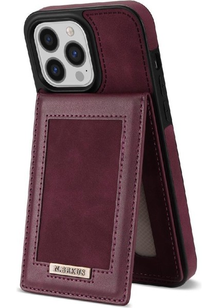 IPhone 15 Pro Max Flip Case Güçlü Manyetik Adsorpsiyon ile Uyumlu (Yurt Dışından)