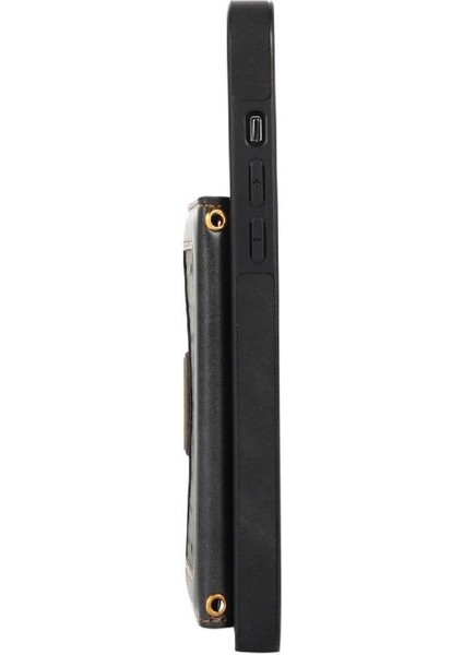 IPhone 14 Pro Max Koruyucu Kılıf Manyetik Kapatma Rfıd ile Uyumlu (Yurt Dışından) modelleri