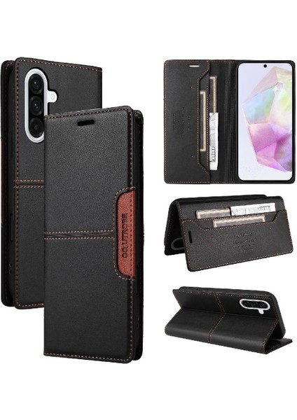 Galaxy A56 Flip Kapak Darbeye Cüzdan Rfıd Için Flip Case (Yurt Dışından)