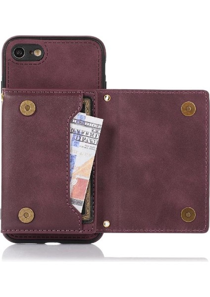 IPhone 8/iphone 7 Koruyucu Kılıf Flip Case Manyetik Kapak ile Uyumlu (Yurt Dışından) modelleri