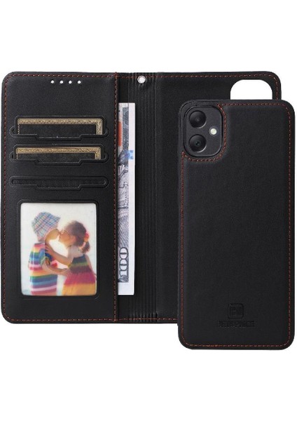 Galaxy A05 Rfıd Engelleme Kablosuz Şarj Cüzdanı Için Flip Case (Yurt Dışından)