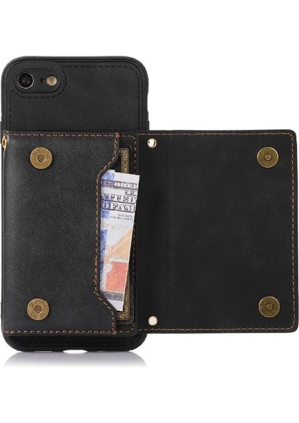 IPhone Se2/se3 Koruyucu Kılıf Flip Case Rfıd Engelleme ile Uyumlu (Yurt Dışından)