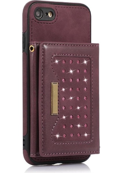IPhone Se2/se3 Koruyucu Kılıf Flip Case Rfıd Engelleme ile Uyumlu (Yurt Dışından)
