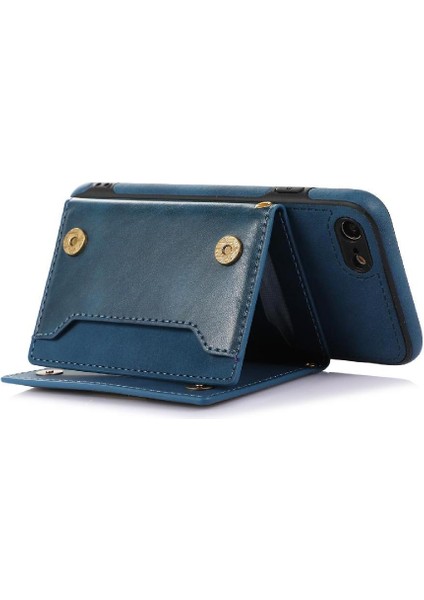 IPhone Se2/se3 Koruyucu Kılıf Flip Case Rfıd Engelleme ile Uyumlu (Yurt Dışından)
