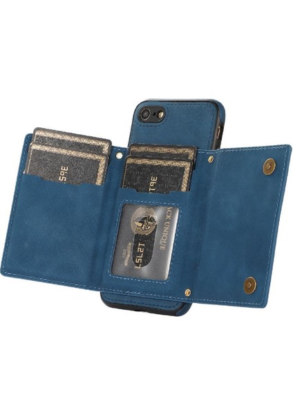 IPhone Se2/se3 Koruyucu Kılıf Flip Case Rfıd Engelleme ile Uyumlu (Yurt Dışından)