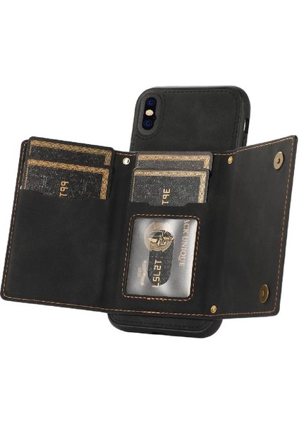 IPhone Xs/x Moda Glitter Cüzdan Kılıf Flip Case Rfıd ile Uyumlu (Yurt Dışından) fırsatları