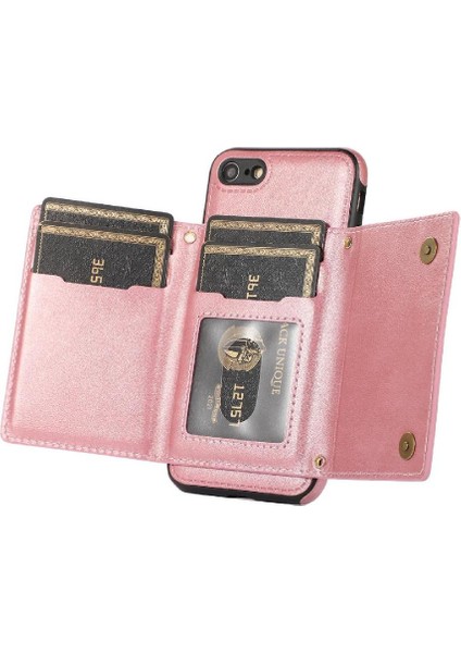 IPhone Se2/se3 Koruyucu Kılıf Flip Case Rfıd Engelleme ile Uyumlu (Yurt Dışından)