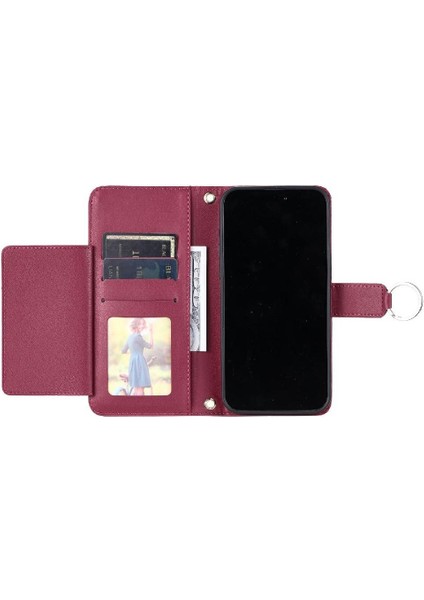 Oppo A56 Cüzdan Pu Deri Manyetik Uzun Kayış Kart Yuvaları Için Flip Case (Yurt Dışından) fiyatları
