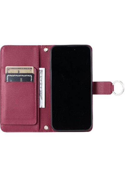 Oppo A56 Cüzdan Pu Deri Manyetik Uzun Kayış Kart Yuvaları Için Flip Case (Yurt Dışından) indirimleri
