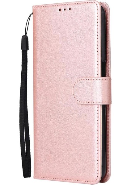 Oppo A56 Kickstand Manyetik Kart Tutucu Pu Deri Kılıf Için Flip Case (Yurt Dışından)