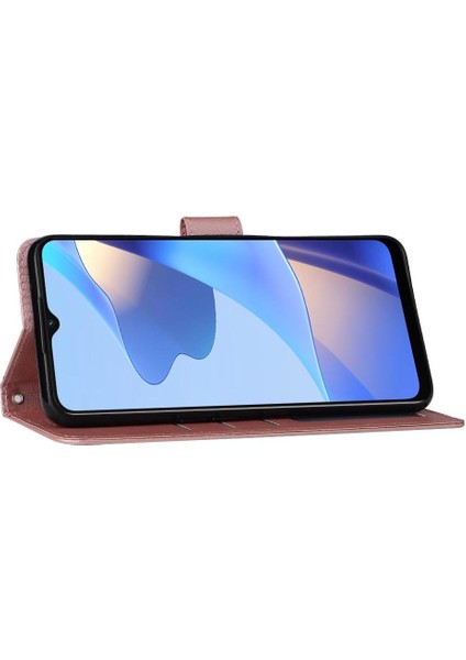 Oppo A56 Kickstand Manyetik Kart Tutucu Pu Deri Kılıf Için Flip Case (Yurt Dışından) fırsatları