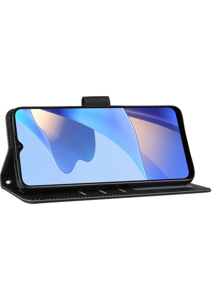 Oppo A56 Kickstand Manyetik Kart Tutucu Pu Deri Kılıf Için Flip Case (Yurt Dışından) modelleri
