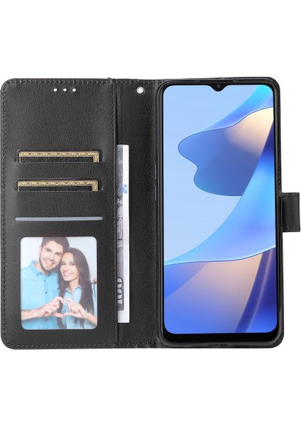 Oppo A56 Kickstand Manyetik Kart Tutucu Pu Deri Kılıf Için Flip Case (Yurt Dışından) fırsatları