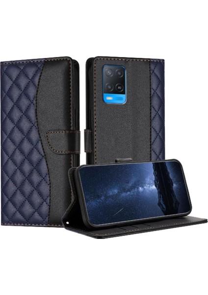Oppo A56 Bilek Kayışı Pu Deri Cüzdan Koruma Kartı Için Flip Case (Yurt Dışından) indirimleri