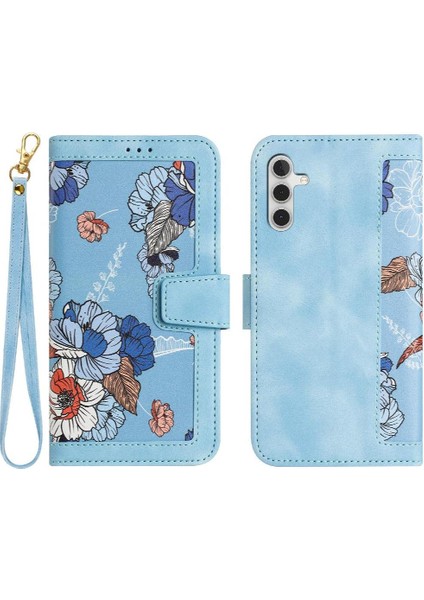 Galaxy A16 Kart Tutucu Anti Scratch Pu Deri Için Cüzdan Kılıf (Yurt Dışından)