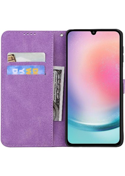Galaxy A36 Cüzdan Pu Deri Kart Yuvaları Tutucu Için Flip Case (Yurt Dışından) modelleri