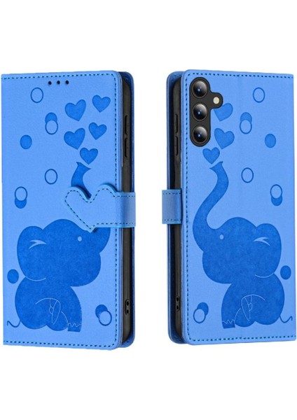 Galaxy A16 Üç Kart Yuvası Premium Deri Için Flip Case (Yurt Dışından)