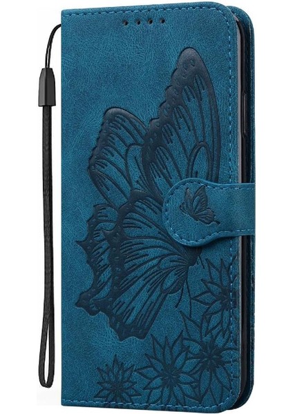 Galaxy A16 Pu Deri Cüzdan Kart Yuvaları Tutucu Için Flip Case (Yurt Dışından)