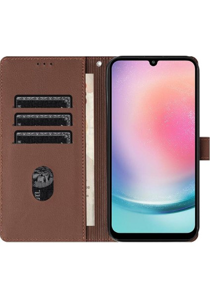 Galaxy A16 Üç Kart Yuvası Premium Deri Için Flip Case (Yurt Dışından) fırsatları