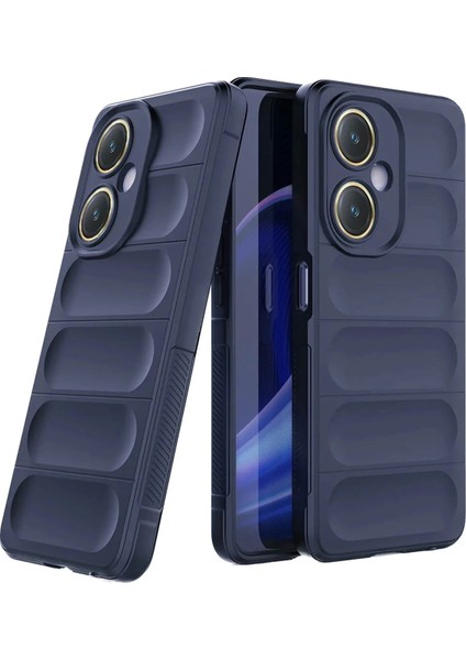 Vivo Y27 Kılıf Optimum Silikon - Lacivert Svlrs