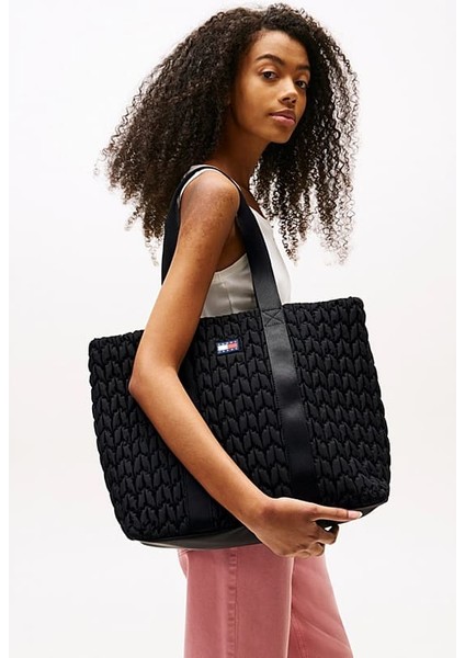 Kadın Urban Quilted Tote Çanta - Siyah indirimleri