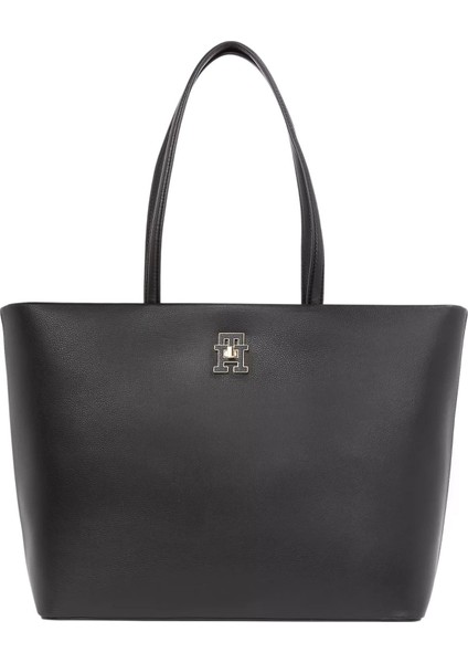 Kadın Modern Tote Omuz Çanta - Siyah