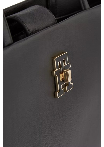 Kadın Modern Tote Omuz Çanta - Siyah fırsatları