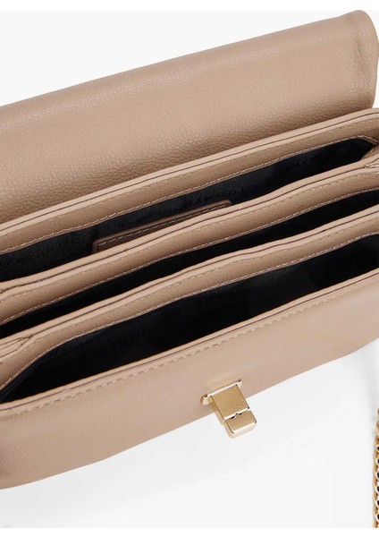 Kadın Th Modern Mini Çapraz Omuz Çantası - Taupe fırsatları
