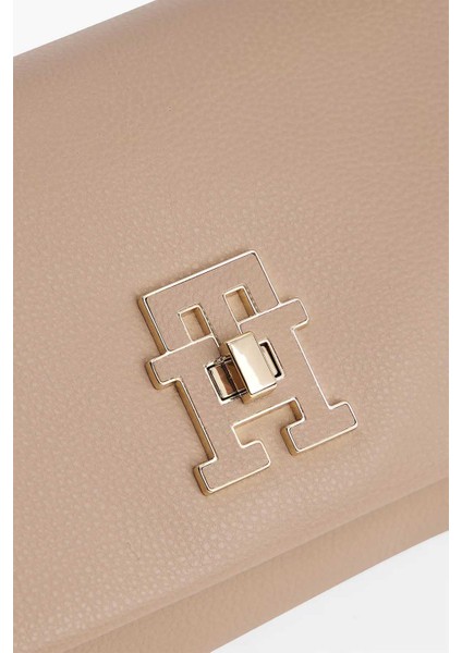 Kadın Th Modern Mini Çapraz Omuz Çantası - Taupe indirimleri