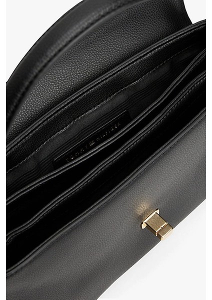 Kadın Th Modern Convertible Crossover Omuz Çantası - Siyah modelleri