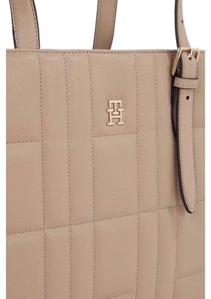 Kadın Th Feminine Tote Omuz Çantası - Bej fırsatları