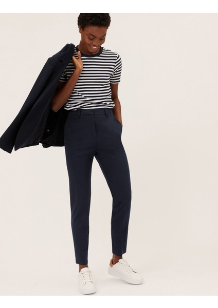 Slim Fit Yüksek Bel Pantolon fırsatları