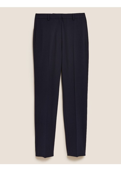 Slim Fit Yüksek Bel Pantolon