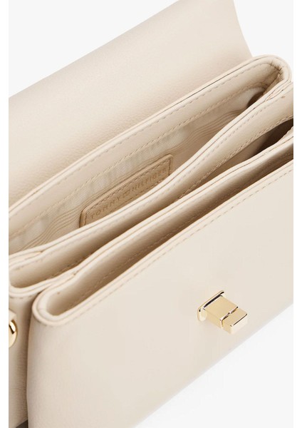 Kadın Th Modern Mini Crossover Çanta - Bej modelleri