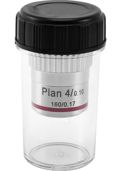 Mikroskop Planı Akromatik Objektif Lens 4x Biyolojik Metalurjik Mikroskop Objektifleri (Yurt Dışından)