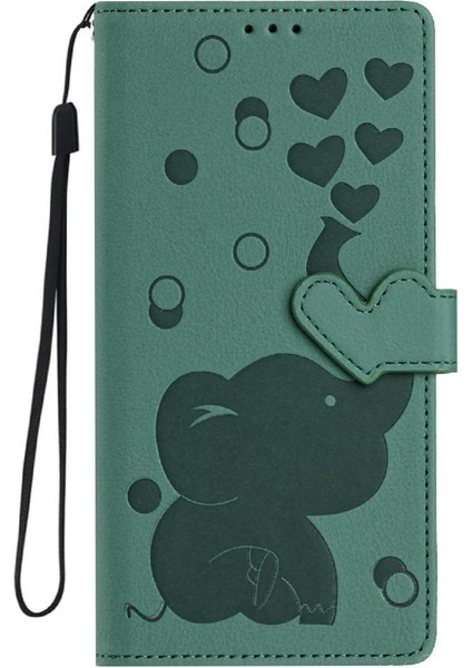 IPhone 16E Premium Deri Üç Kart Yuvaları Kickstand Için Flip Case (Yurt Dışından)