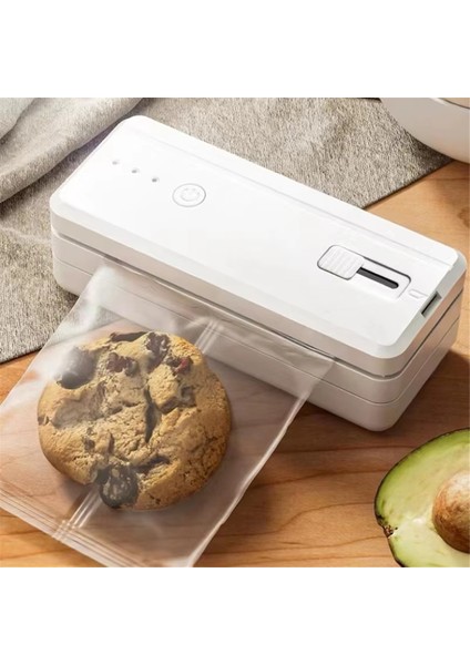 2'si 1 Arada Mini Taşınabilir Sızdırmazlık Makinesi - Mutfak Kullanımı Için USB Şarj Edilebilir Gıda Paketleme Aracı, Kompakt ve Verimli B (Yurt Dışından) modelleri