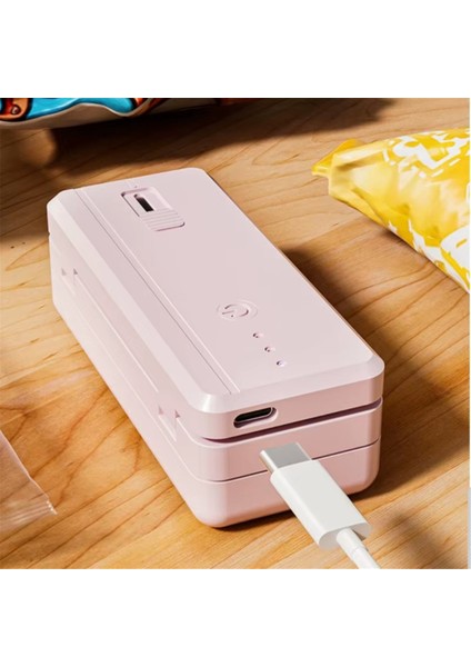 2'si 1 Arada Mini Taşınabilir Sızdırmazlık Makinesi - Mutfak Kullanımı Için USB Şarj Edilebilir Gıda Paketleme Aracı, Kompakt ve Verimli B (Yurt Dışından) indirimleri