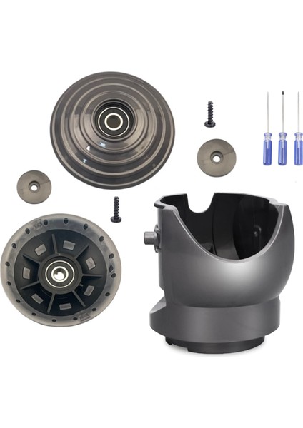 Dyson V10 V11 V15 100W Yüksek Torklu Temizleme Başlığı Aksesuarları Için V-Ball Tekerlek + Vakum Başlığı Bağlantı Parçası Değişimi (Yurt Dışından)