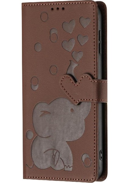 IPhone 16E Premium Deri Üç Kart Yuvaları Kickstand Için Flip Case (Yurt Dışından) modelleri