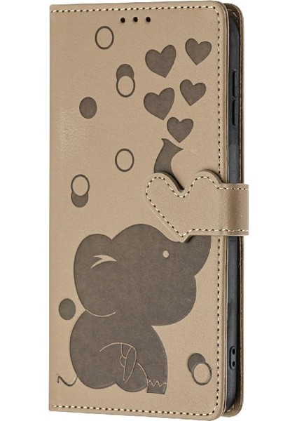 IPhone 16E Premium Deri Üç Kart Yuvaları Kickstand Için Flip Case (Yurt Dışından) modelleri
