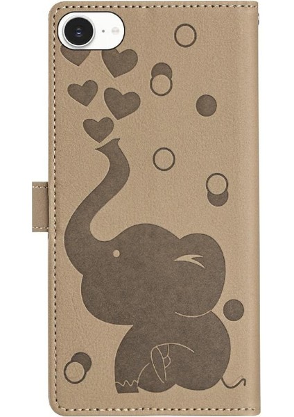 IPhone 16E Premium Deri Üç Kart Yuvaları Kickstand Için Flip Case (Yurt Dışından) fırsatları