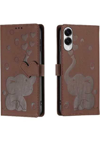 Galaxy S25 Kenar Üç Kart Yuvaları Kickstand Premium Için Flip Case (Yurt Dışından)