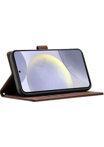 Galaxy S25 Kenar Üç Kart Yuvaları Kickstand Premium Için Flip Case (Yurt Dışından) indirimleri