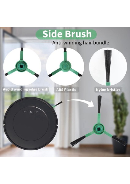 18 Parça Set, Yedek Parçalar Ana Fırça, Yan Fırça, Filtre, Irobot Y0140/Y0110 Robotik Süpürgeler Için Paspas Pedi (Yurt Dışından) fırsatları