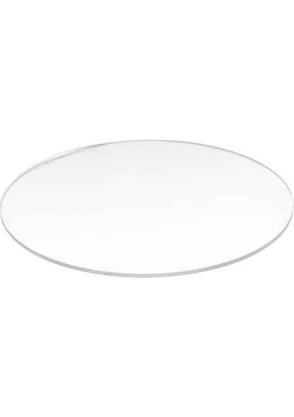 Şeffaf 3mm Kalınlığında Ayna Akrilik Yuvarlak Disk ÇAPI:100MM (Yurt Dışından)