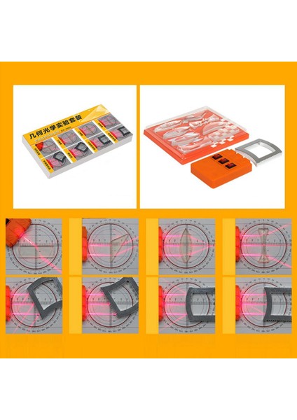 Lens Görüntüleme Ekipmanları Araçlar Fiziksel Öğretim Araçları Öğretim Yardımcıları Geometrik Optik Deney Seti Öğrenme Kitleri 2 Set (Yurt Dışından) indirimleri