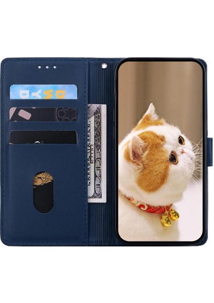 Motorola Kenar 40 Neo Kart Yuvası Tutucu Için Flip Case Kickstand Deri Kedi (Yurt Dışından) modelleri