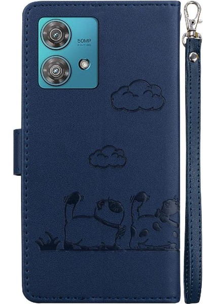Motorola Kenar 40 Neo Kart Yuvası Tutucu Için Flip Case Kickstand Deri Kedi (Yurt Dışından) indirimleri